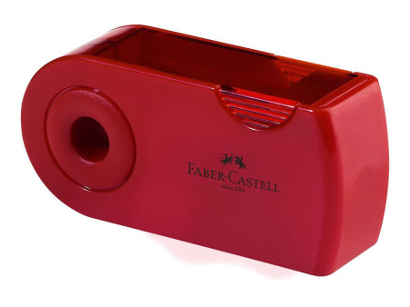FABER-CASTELL Taille-crayon double avec étui de protection