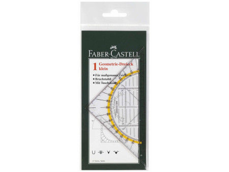 FABER-CASTELL Equerre géométrique BK 25 petite, sans poignée