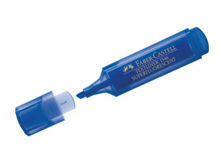 FABER-CASTELL Surligneur TEXTLINER 1546, bleu