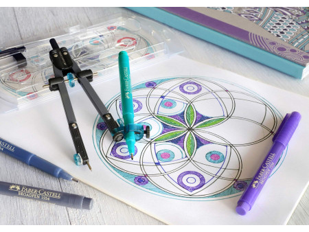 FABER-CASTELL Fineliner BROADPEN 1554, vert clair
