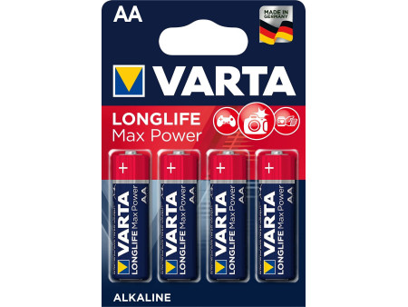 VARTA Pile alcaline 'LONGLIFE Max Power', Mignon, (AA)