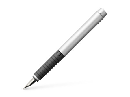 FABER-CASTELL Stylo plume BASIC METALL, mat, plume: M