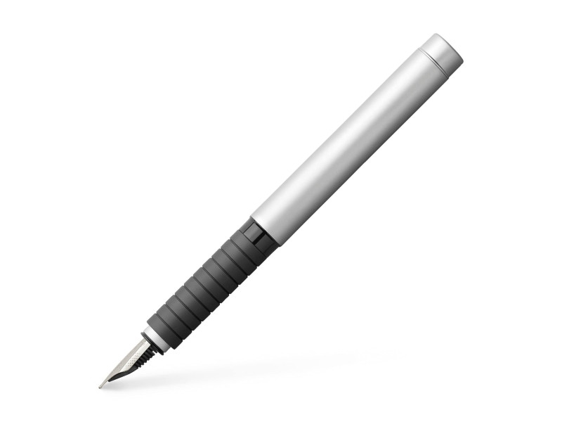 FABER-CASTELL Stylo plume BASIC METALL, mat, plume: M