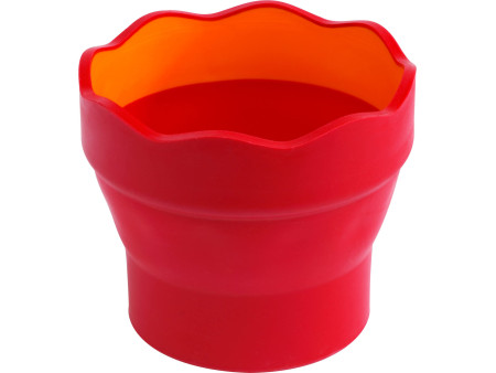FABER-CASTELL Gobelet CLIC & GO, rouge
