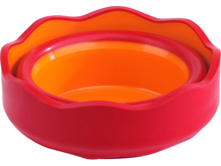 FABER-CASTELL Gobelet CLIC & GO, rouge