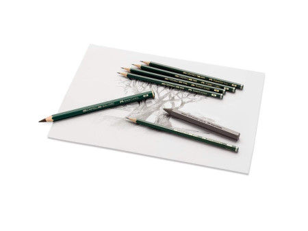 FABER-CASTELL Crayon GRAPHITE AQUARELLE, degré de dureté: 2B