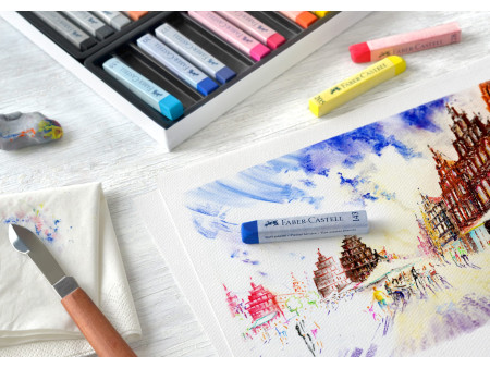 FABER-CASTELL Pastel tendre STUDIO QUALITY, étui de 24