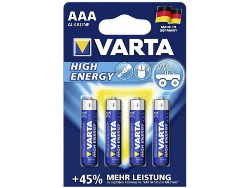 VARTA Pile alcaline Longlife Power, Micro (AAA/LR03)