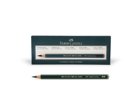 FABER-CASTELL Crayon CASTELL 9000 JUMBO, degré de dureté: HB