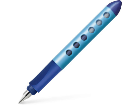 FABER-CASTELL Stylo plume éducatif Scribolino, bleu