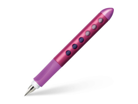 FABER-CASTELL Stylo plume éducatif Scribolino, mûre