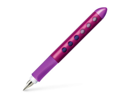 FABER-CASTELL Stylo plume éducatif Scribolino, mûre