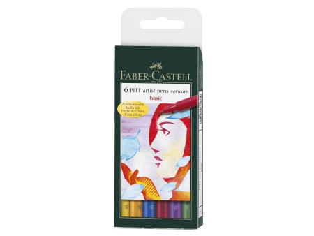 FABER-CASTELL Feutre PITT artist pen, jaune de cadmium