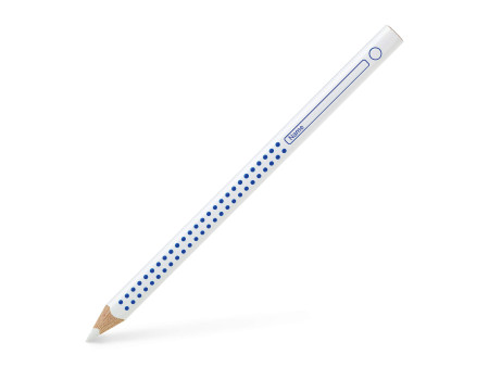 FABER-CASTELL Crayon pour cahier et tableau Jumbo GRIP blanc