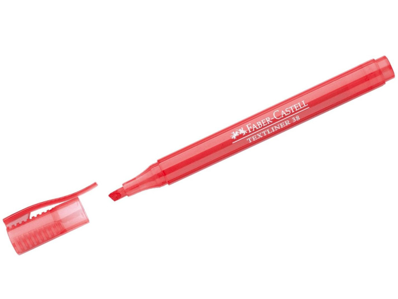 FABER-CASTELL Surligneur TEXTLINER 38, rouge