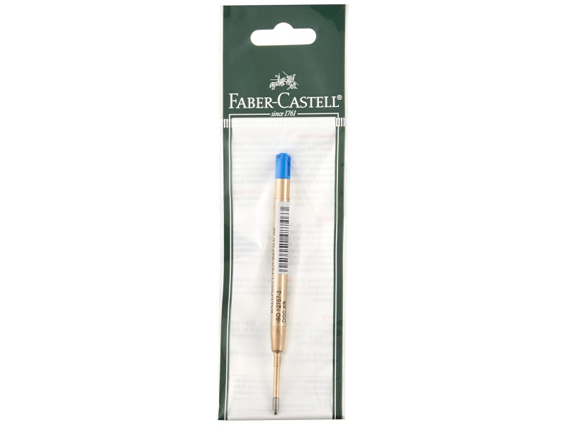 FABER-CASTELL Recharge pour stylo à bille XB, bleu