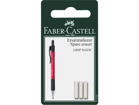 FABER-CASTELL Gomme de rechange pour porte-mines GRIP-MATIC