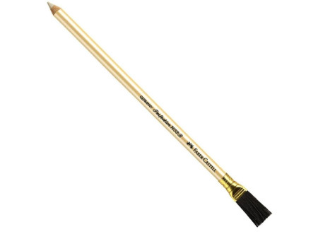 FABER-CASTELL Gomme en crayon PERFECTION 7058 B, avec brosse