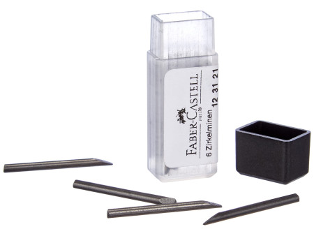 FABER-CASTELL Boîte de mines de rechange pour compas