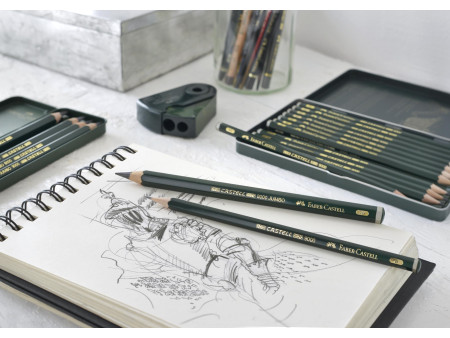 FABER-CASTELL Crayon CASTELL 9000, kit Art de 12