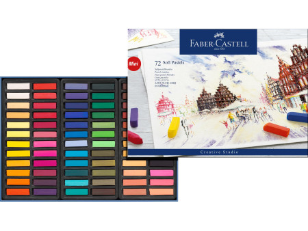 FABER-CASTELL Pastel tendre CREATIVE STUDIO, étui de 72