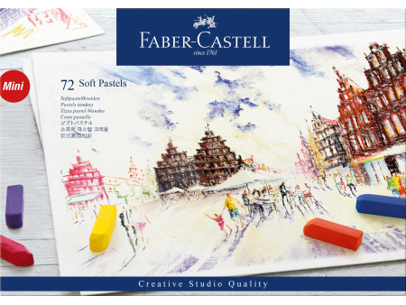 FABER-CASTELL Pastel tendre CREATIVE STUDIO, étui de 72