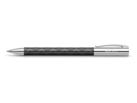 FABER-CASTELL Stylo à bille rotatif Ambition losange noir