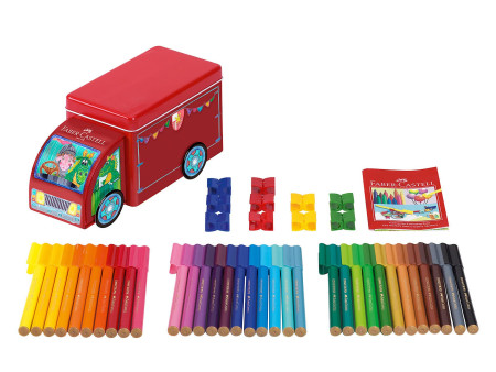 FABER-CASTELL Stylo feutre CONNECTOR PEN, camion de 33