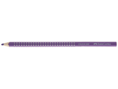 FABER-CASTELL Crayon de couleur Colour GRIP, violet raisin