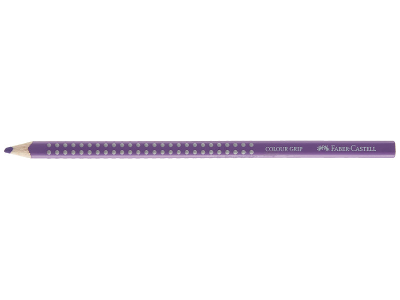 FABER-CASTELL Crayon de couleur Colour GRIP, violet raisin