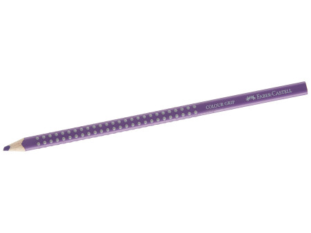 FABER-CASTELL Crayon de couleur Colour GRIP, violet raisin