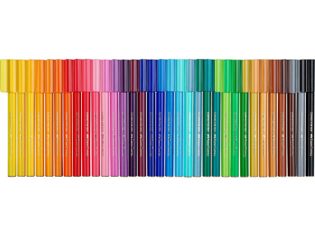 FABER-CASTELL Feutres CONNECTOR PEN, boîte ballerine de 33