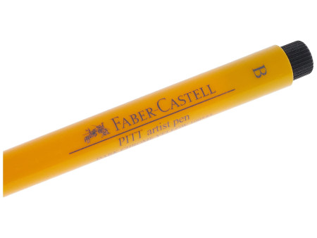 FABER-CASTELL Feutre PITT artist pen, jaune de chrome foncé