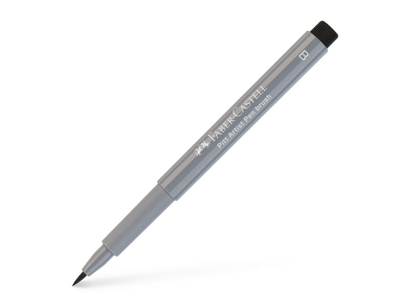 FABER-CASTELL Feutre PITT artist pen, gris froid III