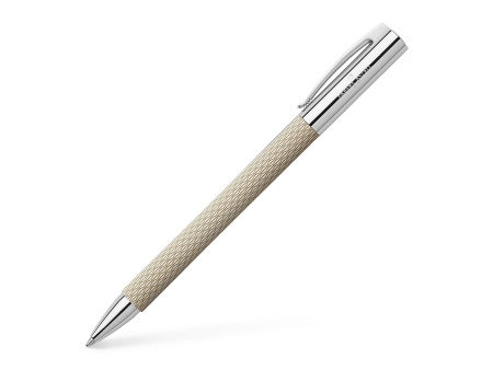 FABER-CASTELL Stylo à bille Ambition OpArt White Sand