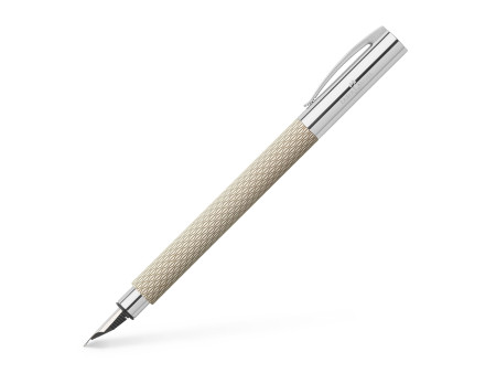 FABER-CASTELL Stylo plume Ambition OpArt White Sand