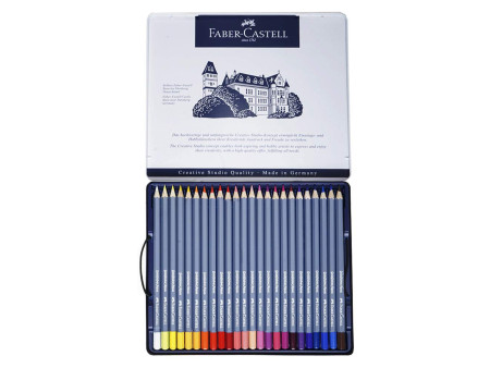 FABER-CASTELL Crayons de couleur aquarellables GOLDFABER