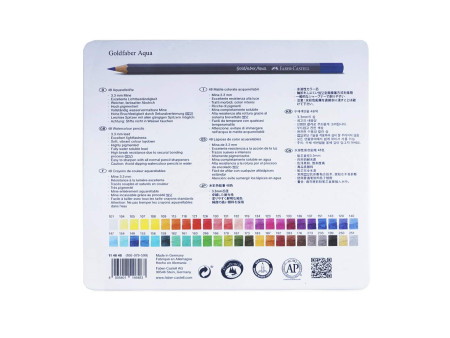 FABER-CASTELL Crayons de couleur aquarellables GOLDFABER