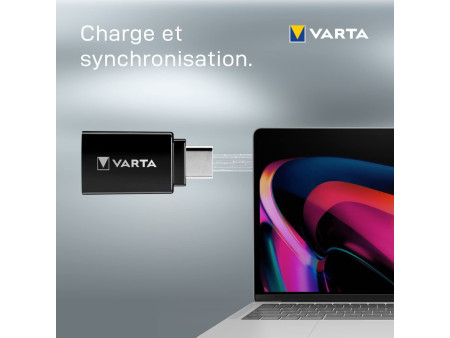 VARTA Adaptateur USB 3.0 - USB 3.1 type C
