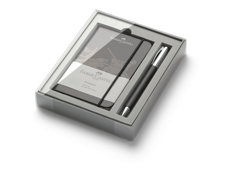 FABER-CASTELL Kit d'outils d'écriture Ambition résine, noir