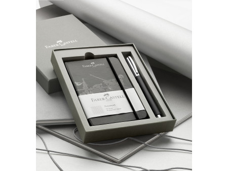 FABER-CASTELL Set d'écriture Ambition résine, noir