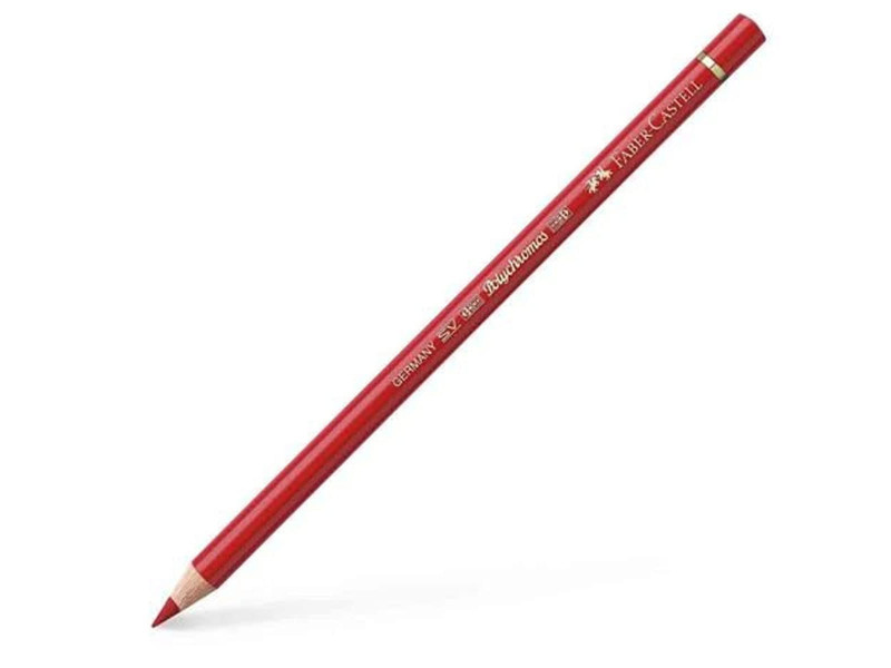 FABER-CASTELL Crayon de couleur POLYCHROMOS, rouge géranium