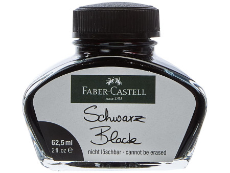FABER-CASTELL Flacon d'encre, contenu: 62,5 ml, noir
