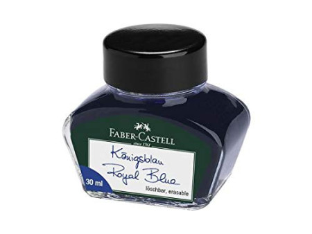 FABER-CASTELL Flacon d'encre, contenu: 30 ml, bleu roy