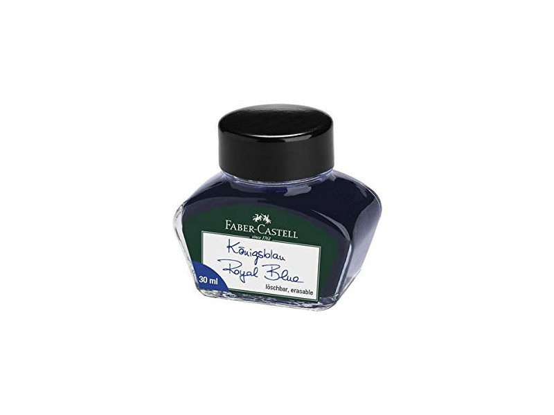 FABER-CASTELL Flacon d'encre, contenu: 30 ml, bleu roy