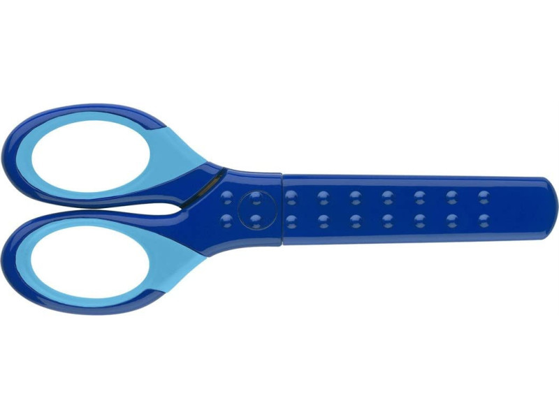 FABER-CASTELL Ciseaux scolaires GRIP, en blister, bleu