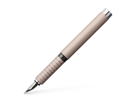 FABER-CASTELL Stylo plume Essentio Aluminium, rosé, B