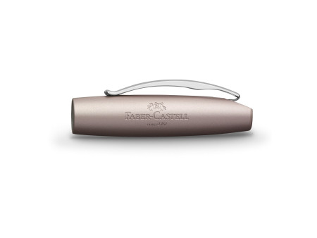 FABER-CASTELL Stylo plume Essentio Aluminium, rosé, B