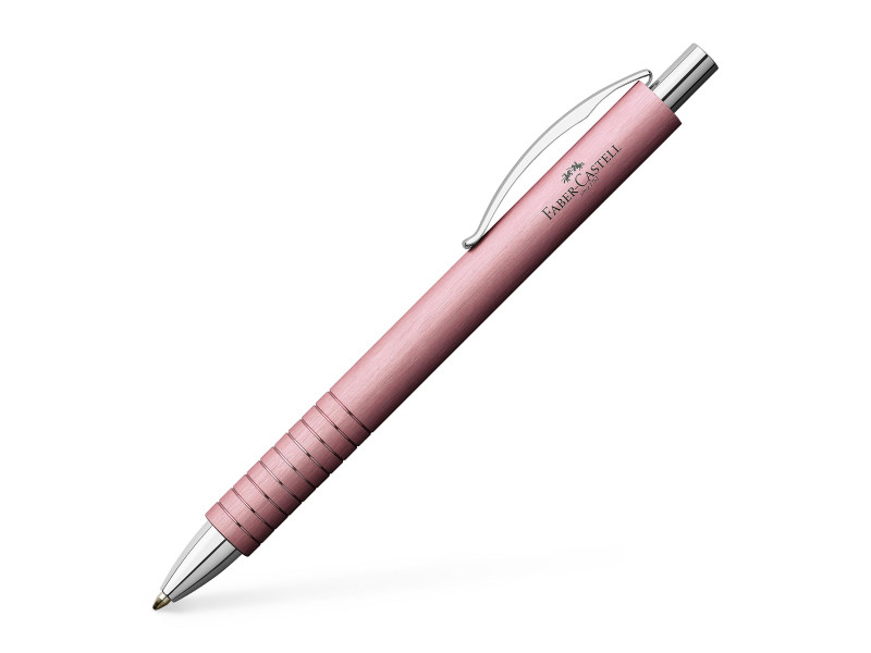 FABER-CASTELL Stylo à bille Essentio Aluminium, rosé