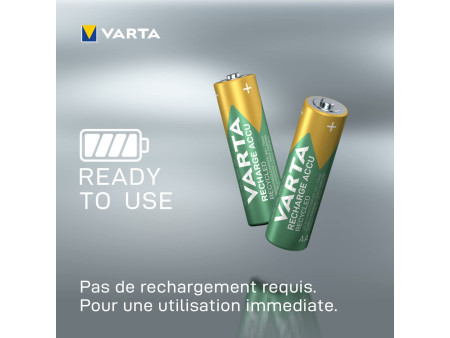 VARTA Pile NiMH 'RECHARGE ACCU Recycled', Micro AA, 2100 mAh